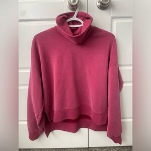 Lululemon Softstreme Funnel Neck Sweater - Pomegranate